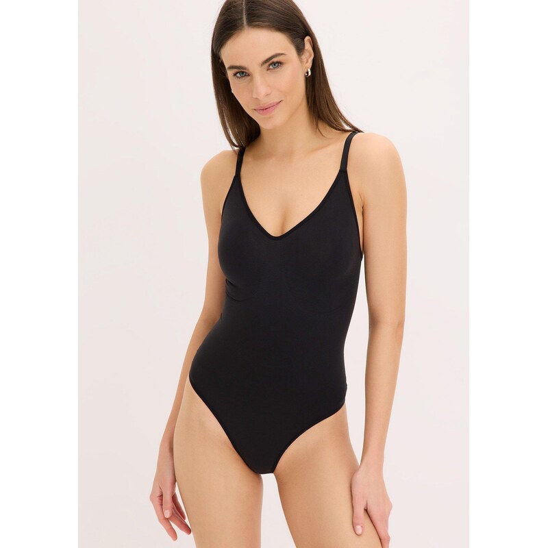 bonprix Sťahovacie body Seamless, silný tvarujúci efekt, farba čierna 64039434