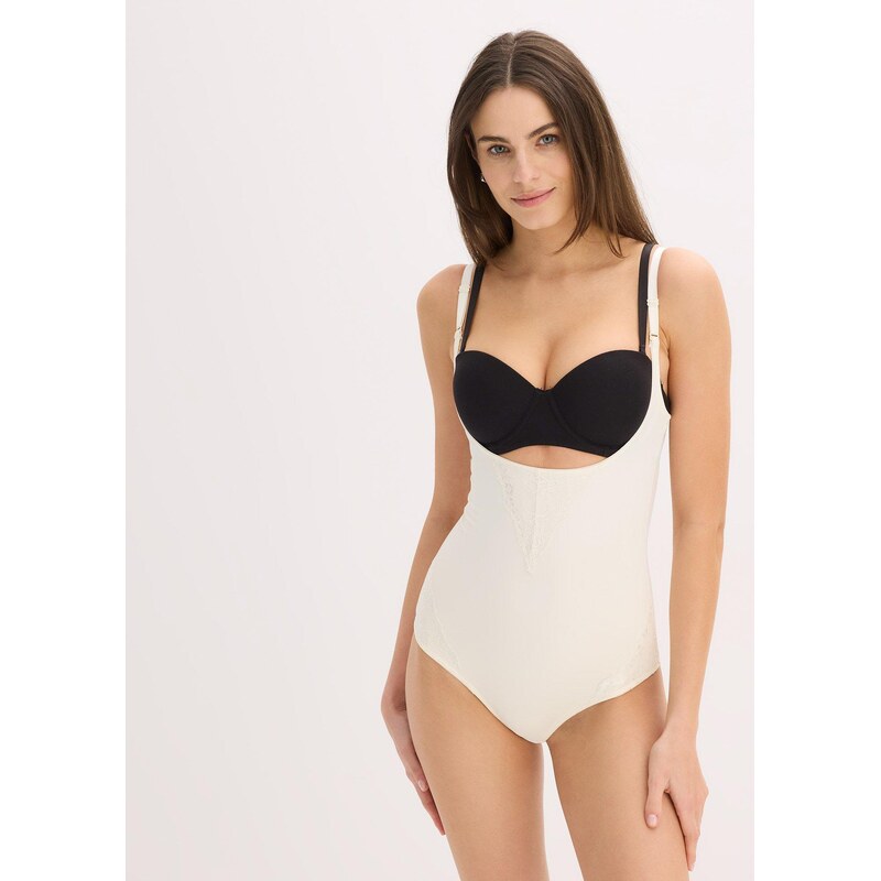 bonprix Sťahovacie body, so silným tvarujúcim efektom, farba biela 63234839