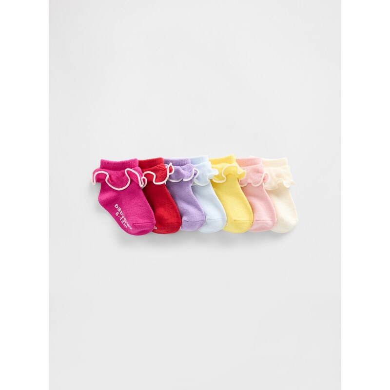 GAP Detské ponožky s volánikom, 7 párov 66469421