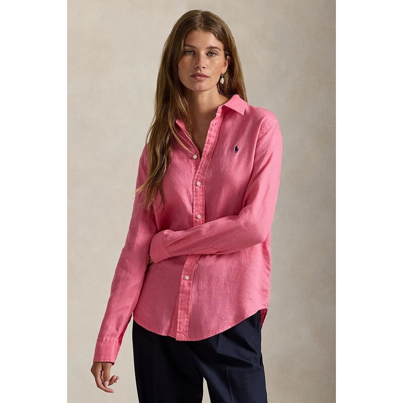 Ľanová košeľa Polo Ralph Lauren 61289518