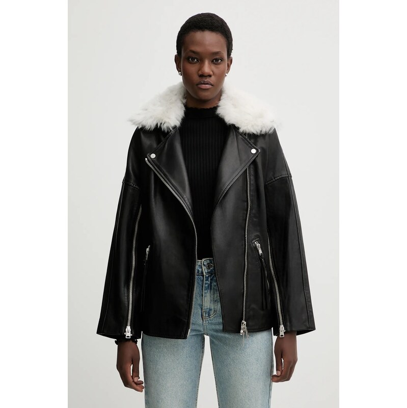 Kožená bunda AllSaints VENDRA 66438871