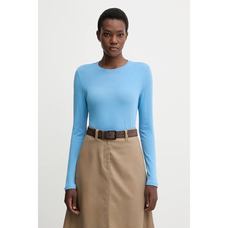 Bavlnené tričko s dlhým rukávom Marc OPolo 66515300