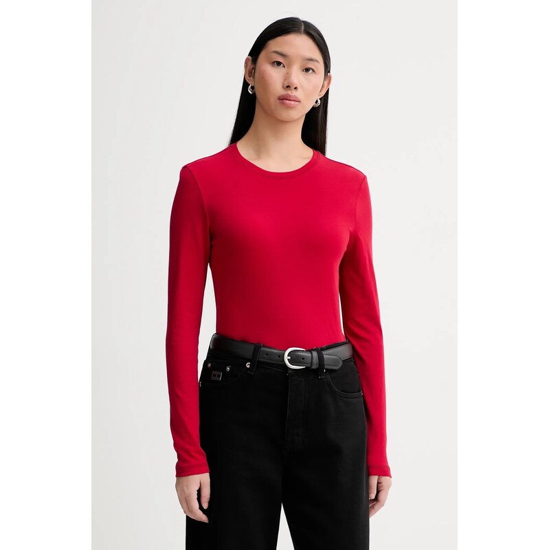 Bavlnené tričko s dlhým rukávom Marc OPolo 66515299