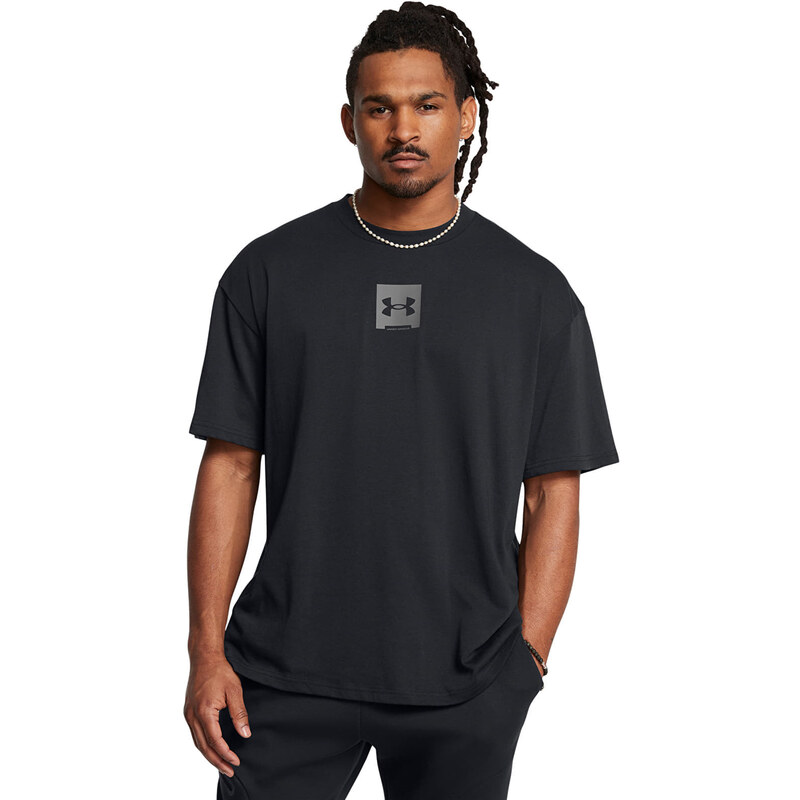 Tričko Under Armour M Hw Os Sm Box SS T-Shirt Black L 66440268