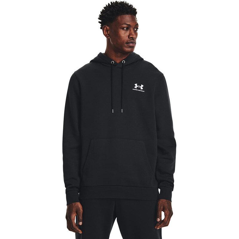 Mikina Under Armour Essential Fleece Hoodie Black/ White S 66439191