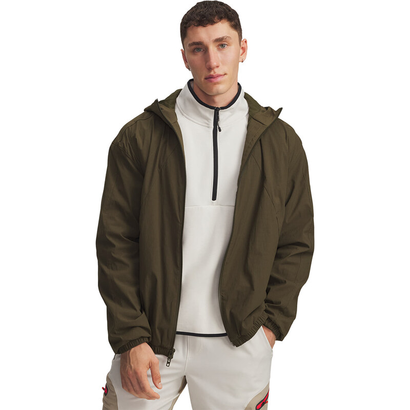 Mikina Under Armour Unstoppable Txt Woven Jacket Green M 66439197