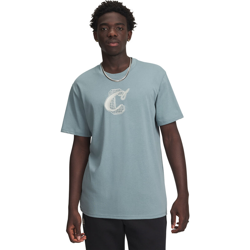 Tričko Under Armour Curry Verbiage Tee 1 Green XXL 66439198