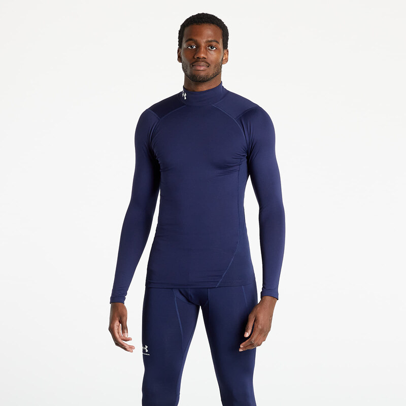 Tričko Under Armour Cg Armour Comp Mock Navy L 66439180