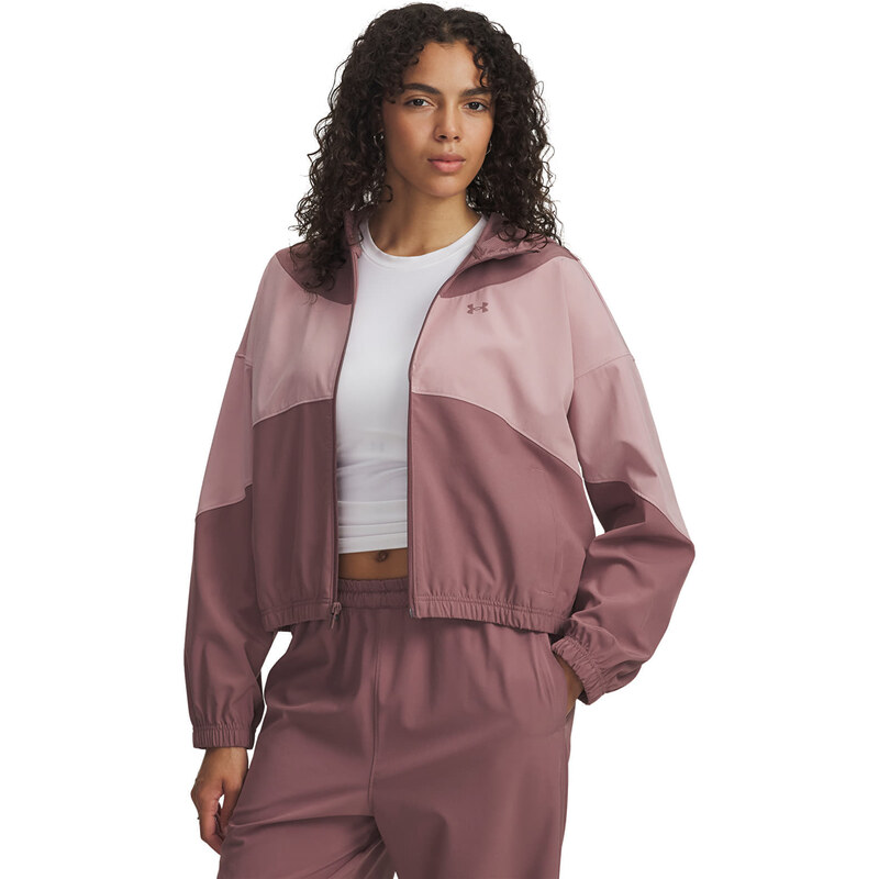 Mikina Under Armour Rival Woven Jacket Hoodie Brown M 66439232