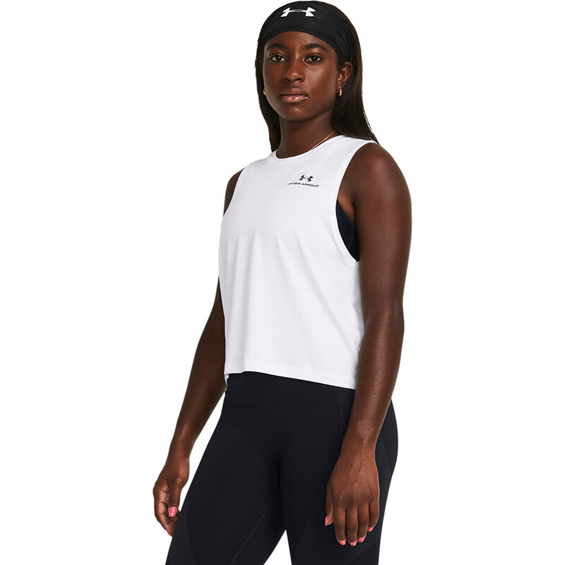 Tielko Under Armour Vanish Energy Crop Tank White L 66440277