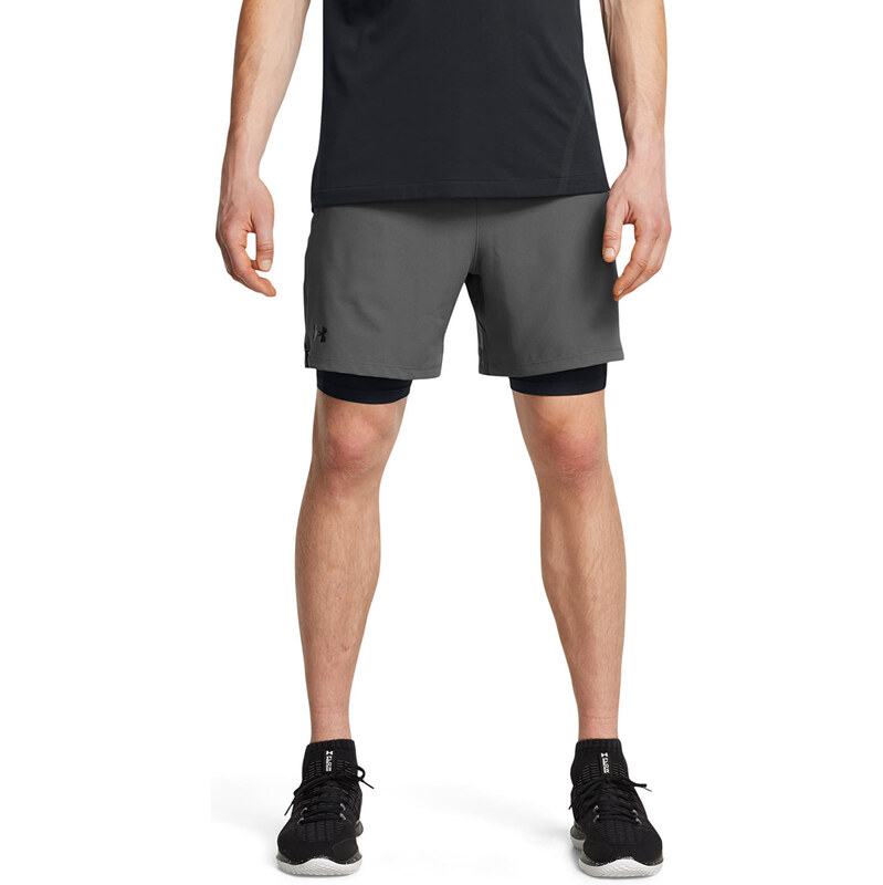 Šortky Under Armour Vanish Woven 2In1 Sts Gray XXXL 66439250