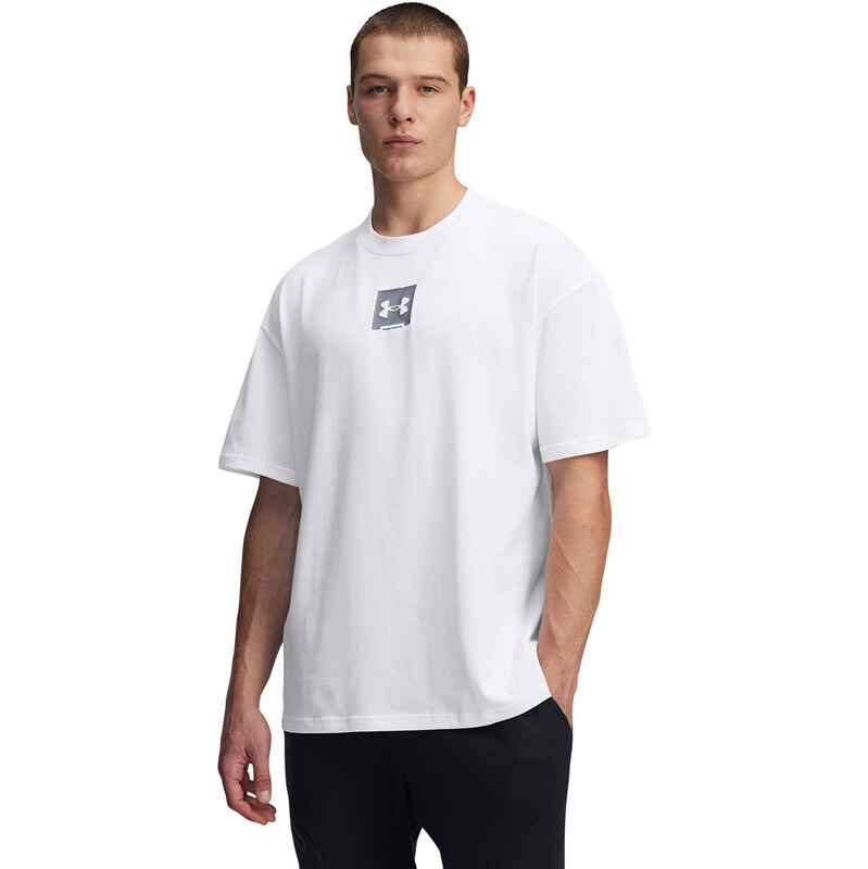 Tričko Under Armour M Hw Os Sm Box SS T-Shirt White XXXL 66440266