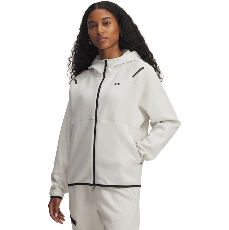 Mikina Under Armour Unstoppable Fleece Fz White XS 66439204