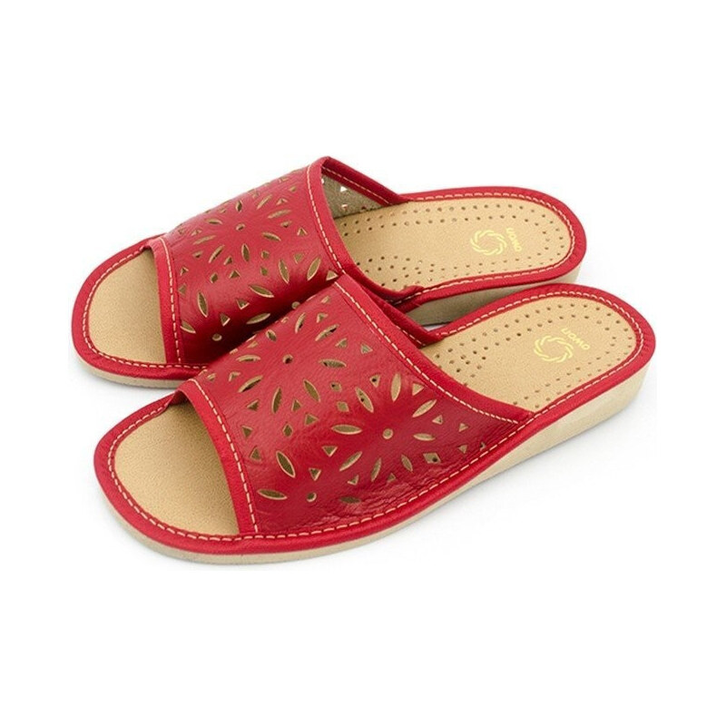 Dámske priedušné papuče veľkosť 38 | červená KD-02-RD-38 66439389