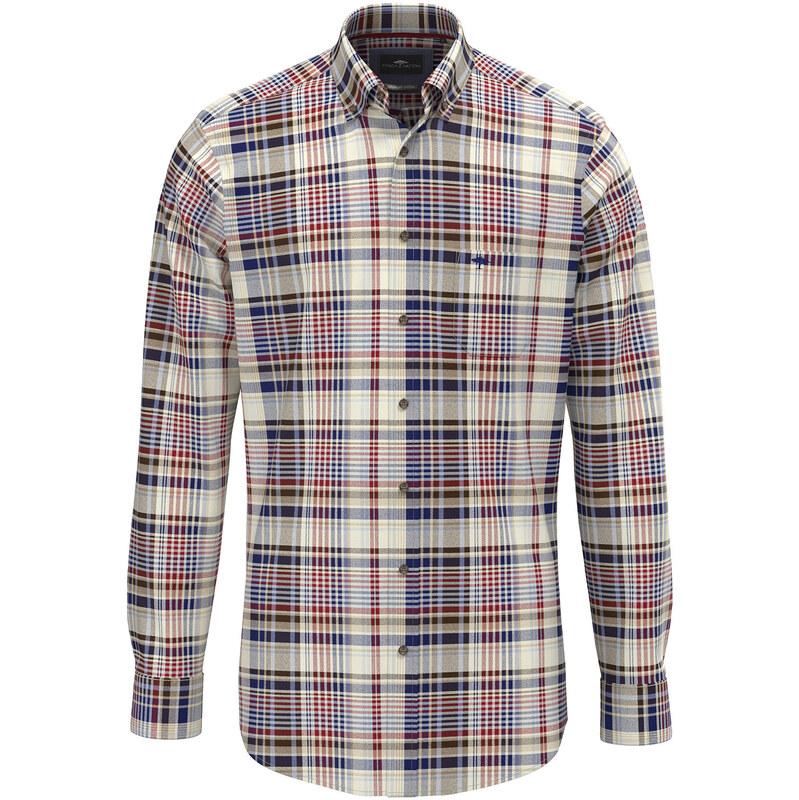 Pánska farebná flanelová košeľa FYNCH-HATTON 66439828