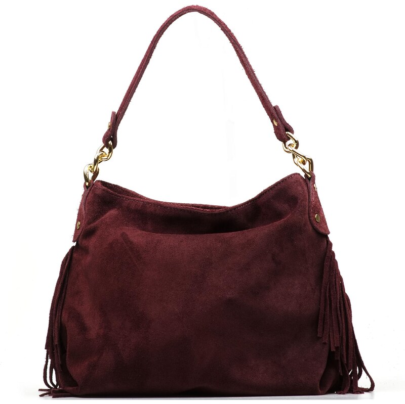 Blaire Kožená kabelka Ferrie bordó 66440280