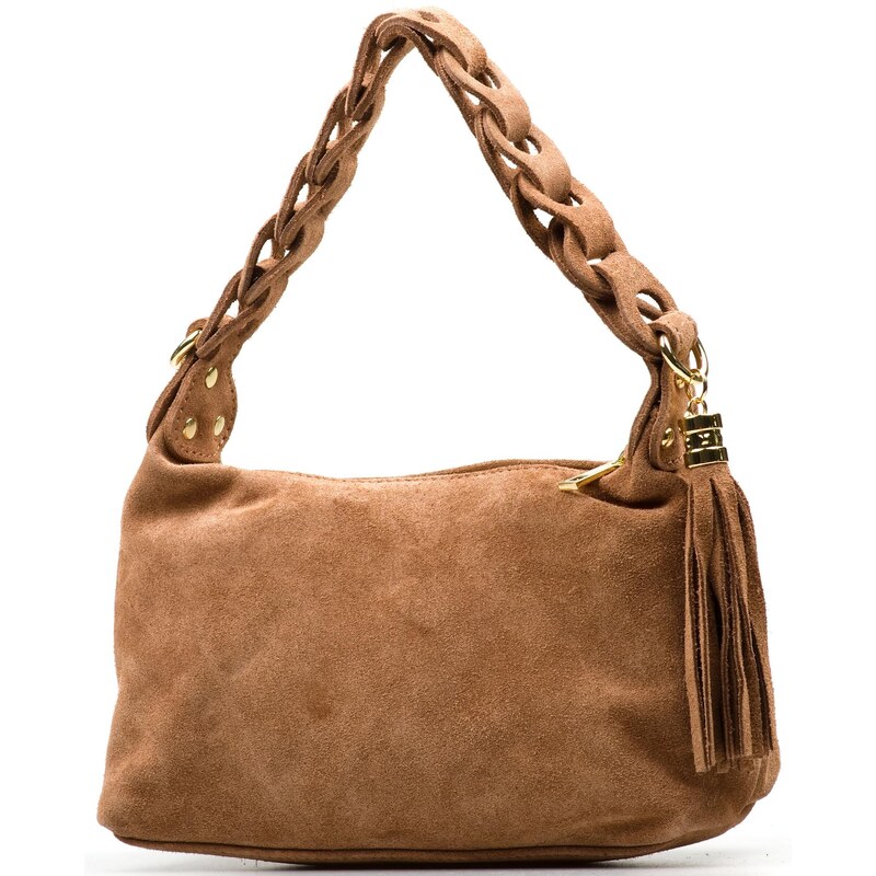 Blaire Kožená kabelka Hania svetlo hnedá 66440283