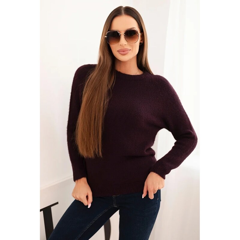 Kesi Dámsky sveter z baby alpaky s dlhým rukávom 67061032