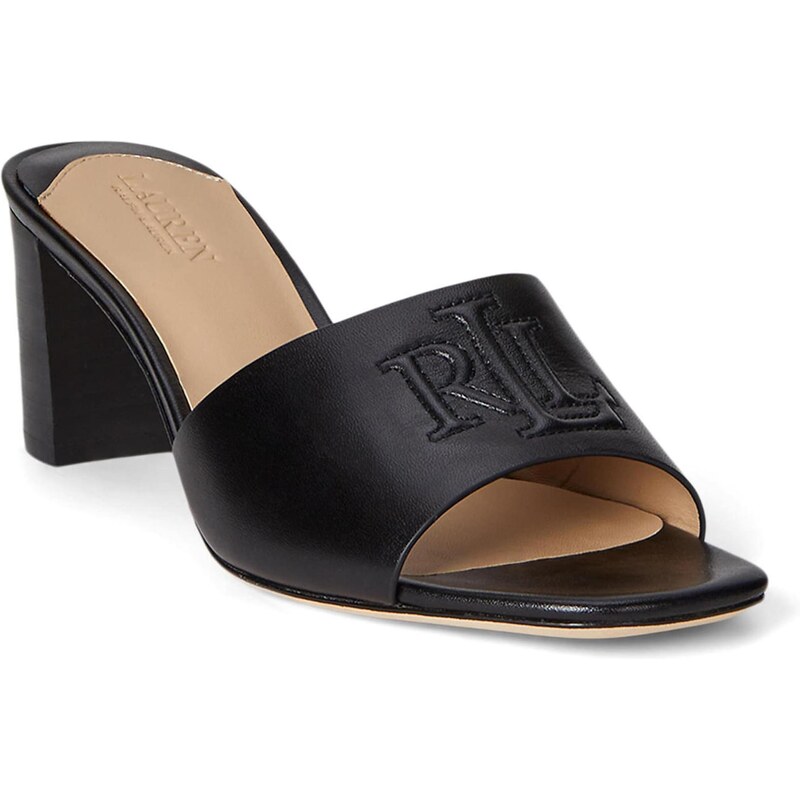Lauren Ralph Lauren Šľapky EVERLEY čierna 66446091