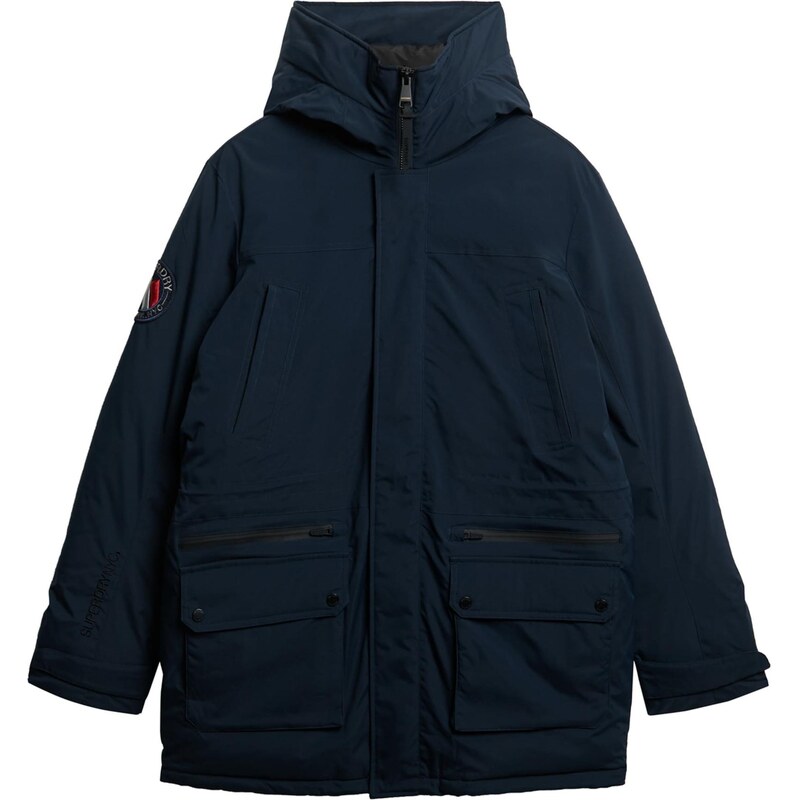 Superdry & Co Zimná parka námornícka modrá 66446194