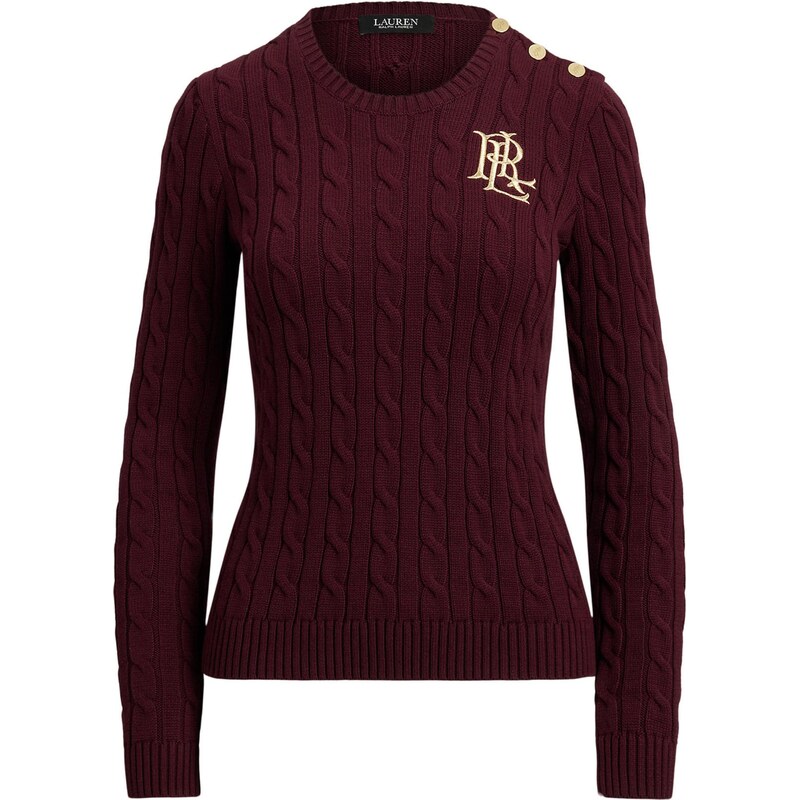 Lauren Ralph Lauren Sveter zlatá / bordová 66446228
