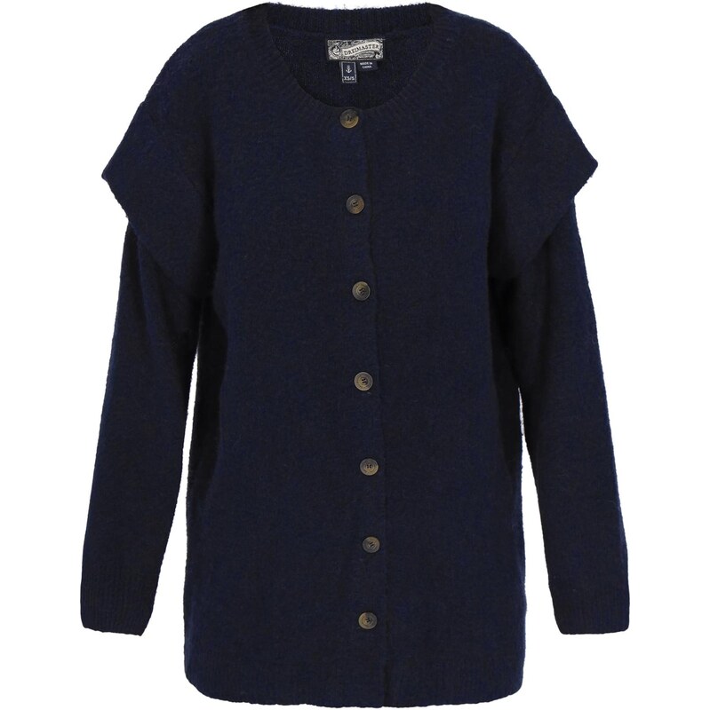DreiMaster Vintage Oversize kardigán námornícka modrá 66446294