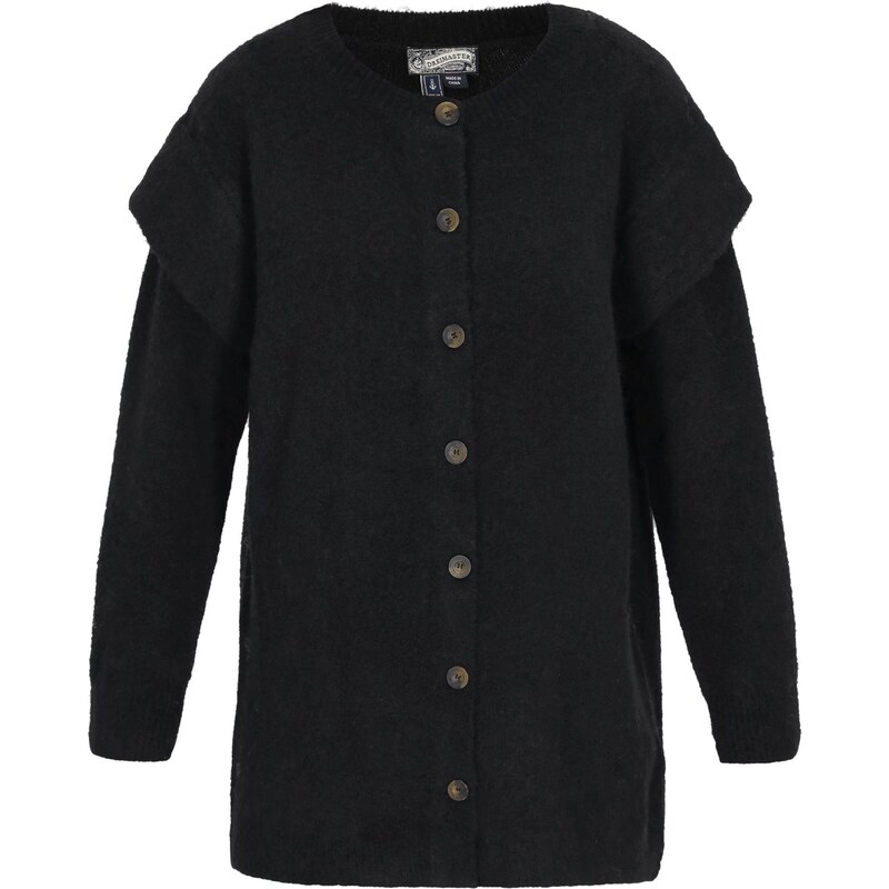 DreiMaster Vintage Oversize kardigán čierna 66446292