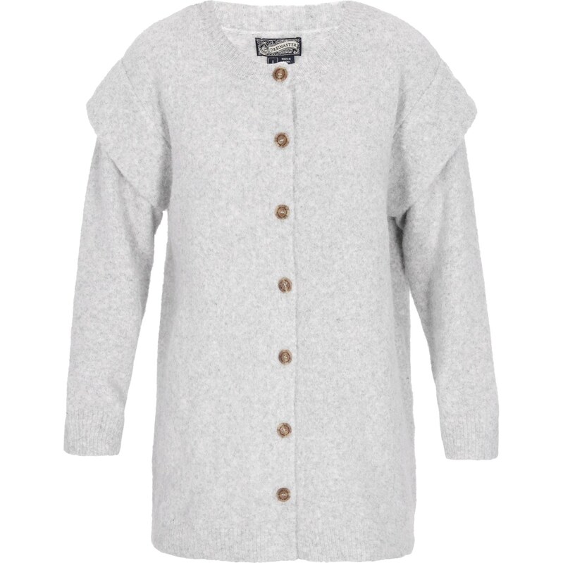 DreiMaster Vintage Oversize kardigán svetlosivá 66446293