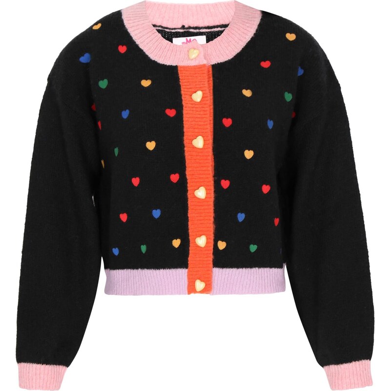 MYMO Oversize kardigán Young Fashion modrá / zelená / ružová / čierna 66446343