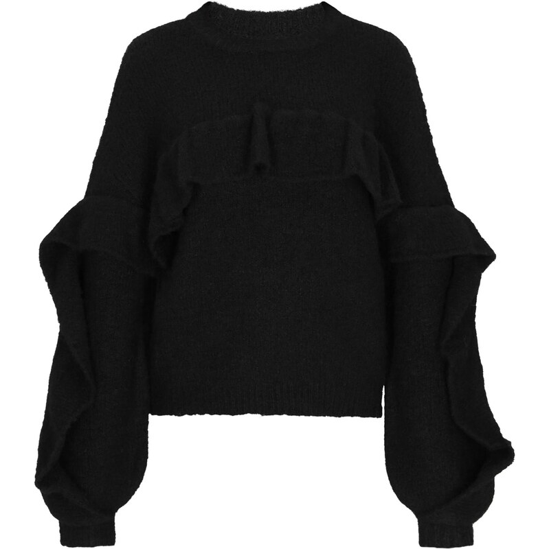 MYMO Oversize sveter Young Fashion čierna 66446332