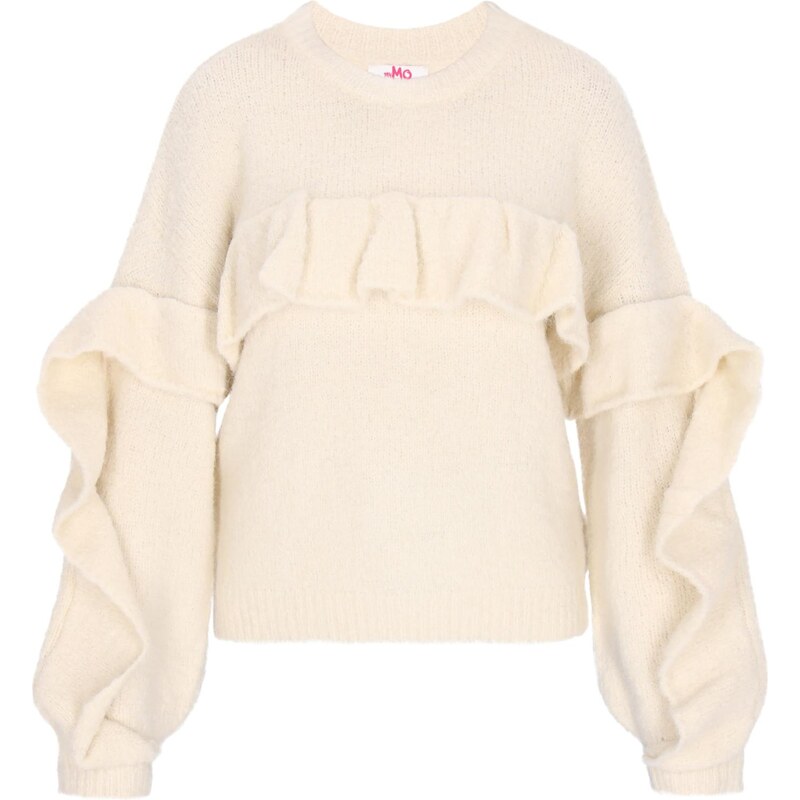 MYMO Oversize sveter biela ako vlna 66446352