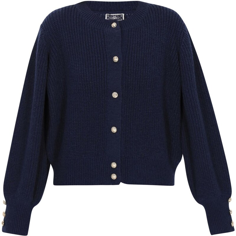 DreiMaster Maritim Oversize kardigán námornícka modrá 66446450