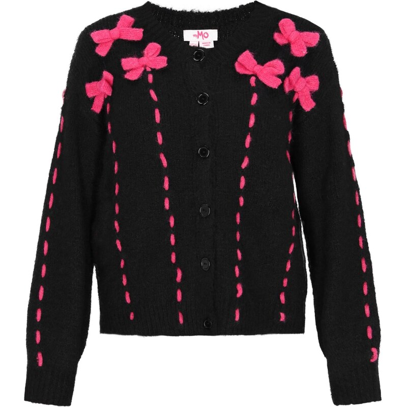 MYMO Oversize kardigán ružová / čierna 66446436