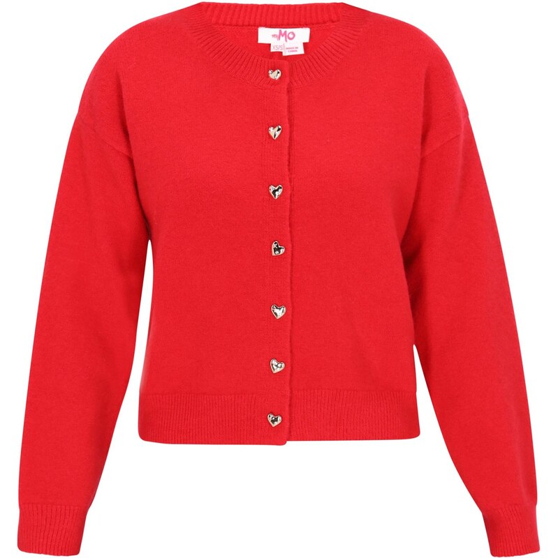 MYMO Oversize kardigán červená 66446432