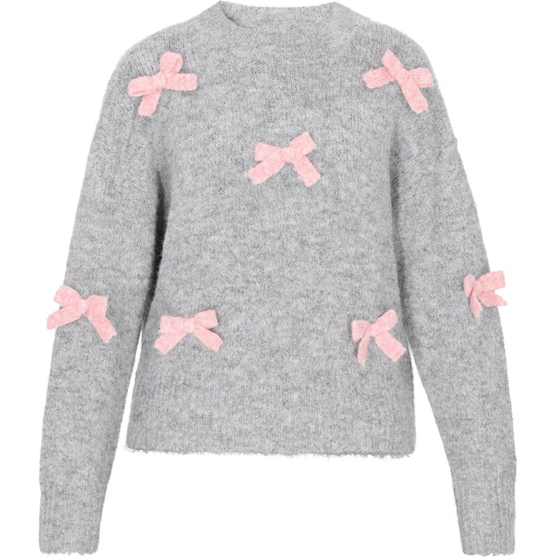 MYMO Sveter sivá / ružová 66446466