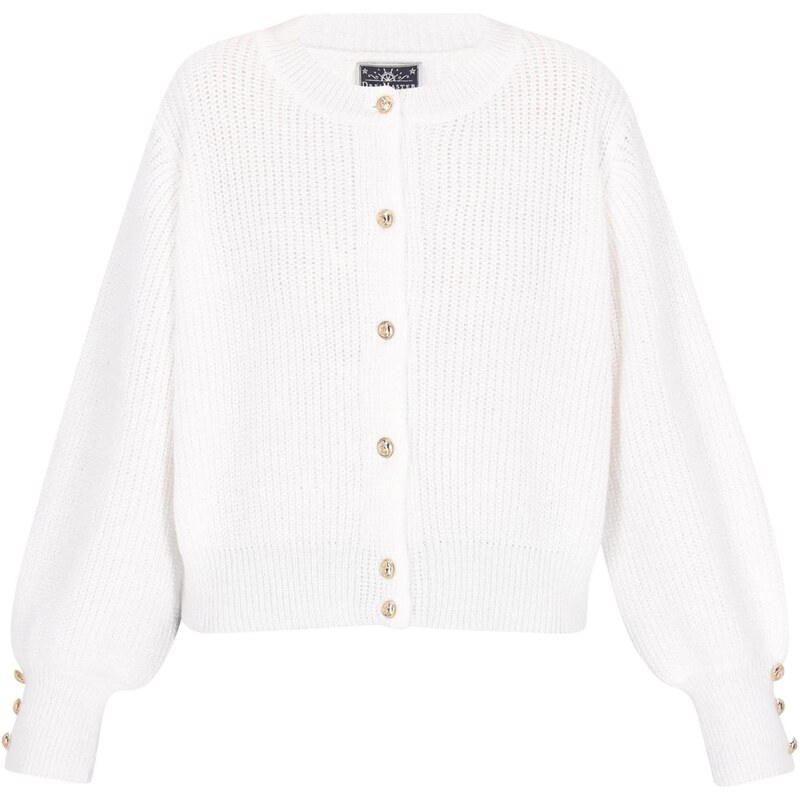 DreiMaster Maritim Oversize kardigán šedobiela 66446448