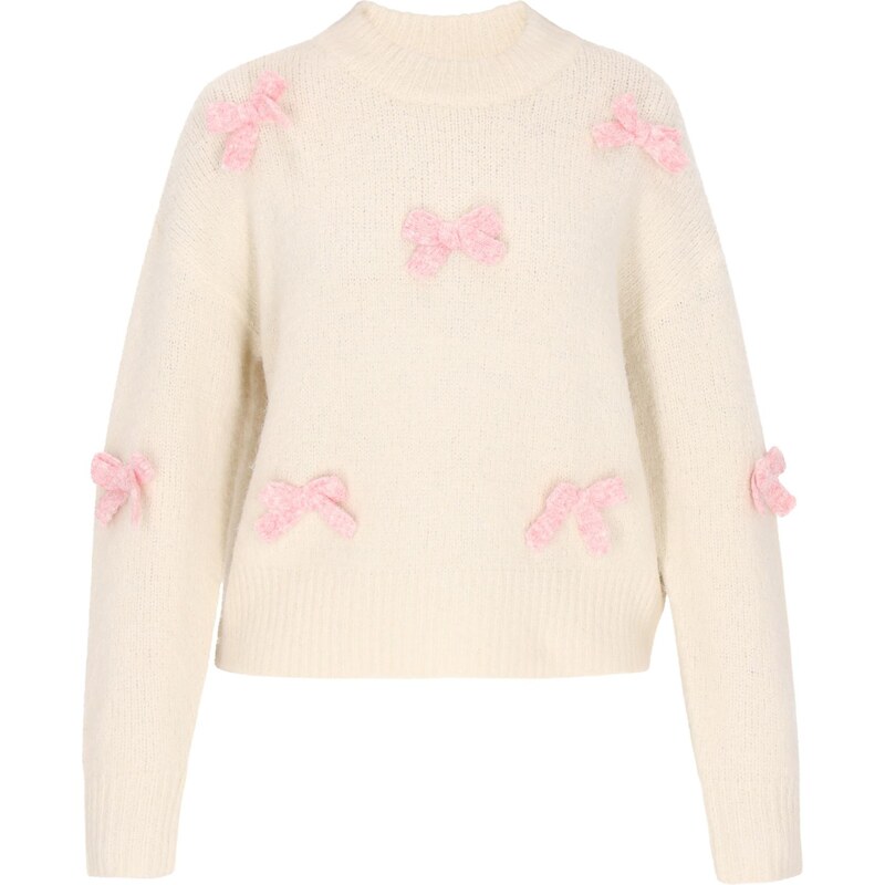 MYMO Sveter ružová / biela ako vlna 66446461