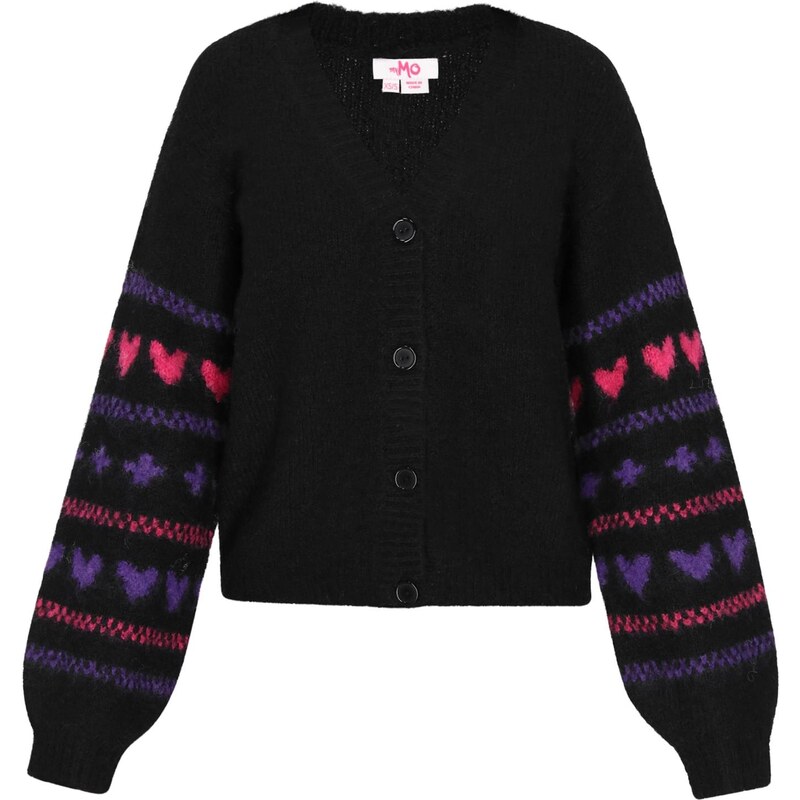 MYMO Kardigán černicová / malinová / čierna 66446430