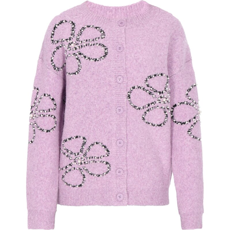 MYMO Kardigán orgovánová / čierna 66446469