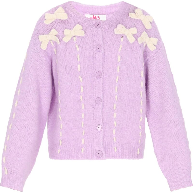 MYMO Oversize kardigán béžová / fialová 66446452