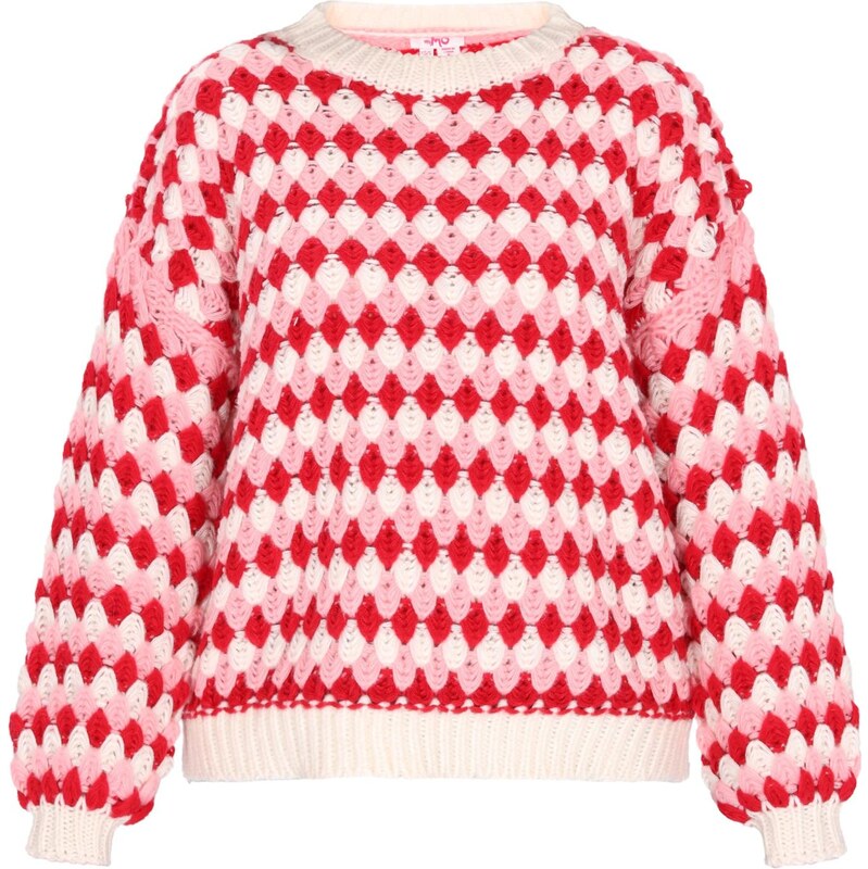 MYMO Sveter ružová / červená / biela ako vlna 66446491