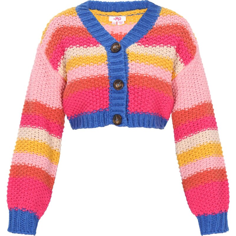 MYMO Kardigán modrá / žltá / ružová / ružová 66446493
