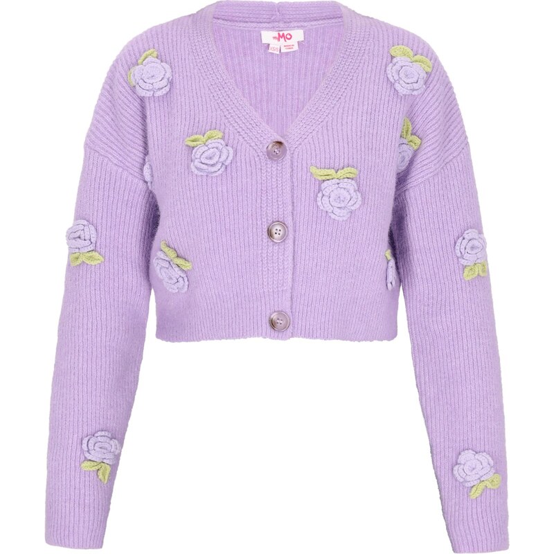 MYMO Kardigán svetlosivá / fialová 66446495