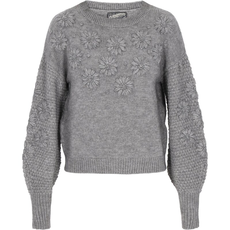 DreiMaster Vintage Oversize sveter svetlosivá 66446511