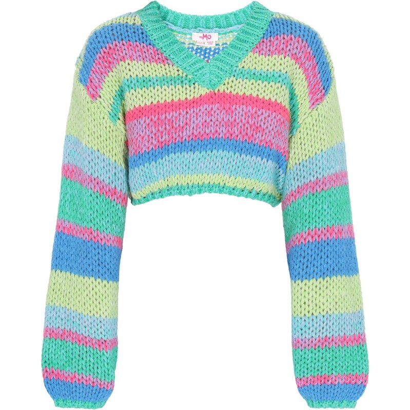 MYMO Sveter modrá / zelená / svetlozelená / ružová 66446505