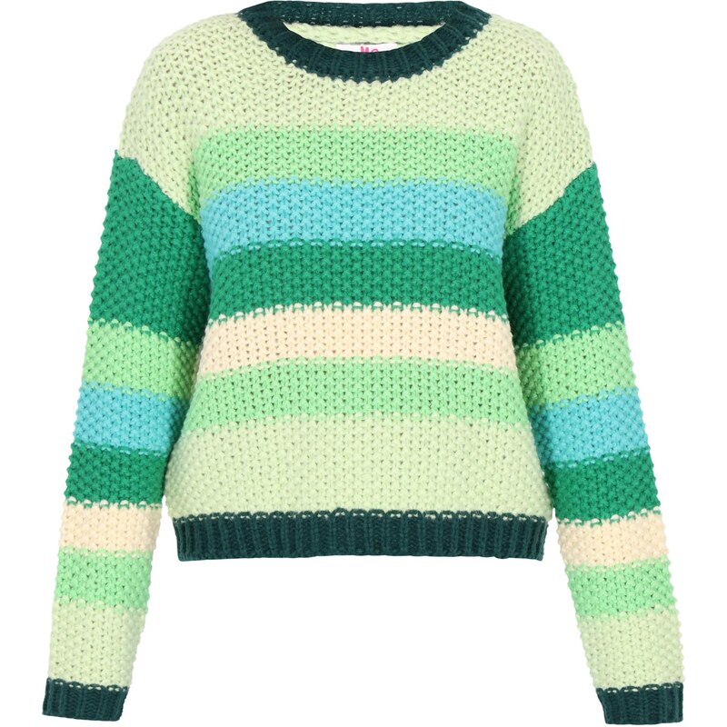 MYMO Sveter svetlobéžová / nebesky modrá / zelená / svetlozelená 66446542