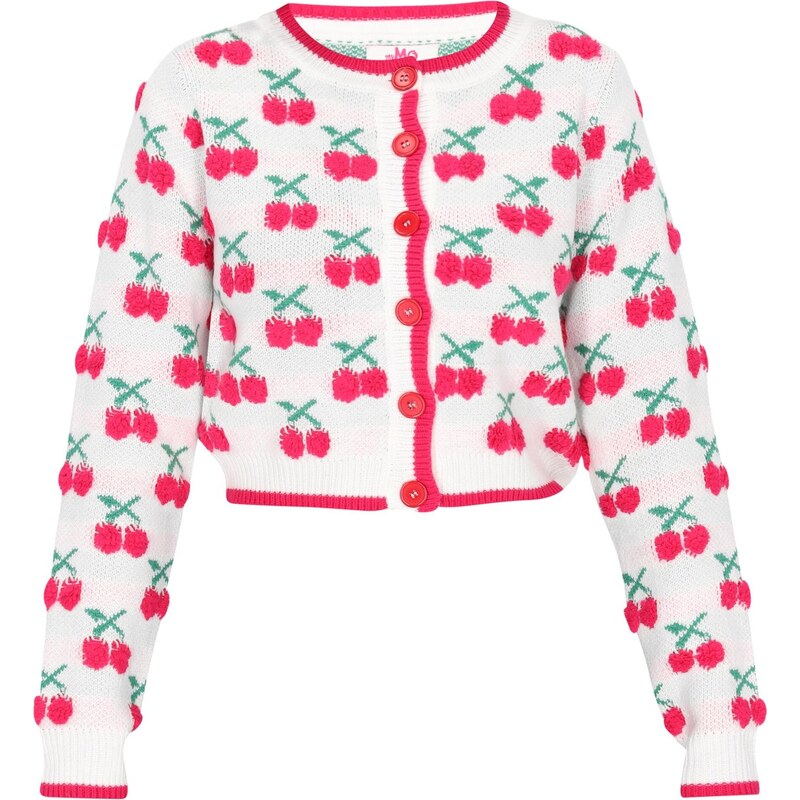 MYMO Kardigán svetlomodrá / červená / biela 66446551