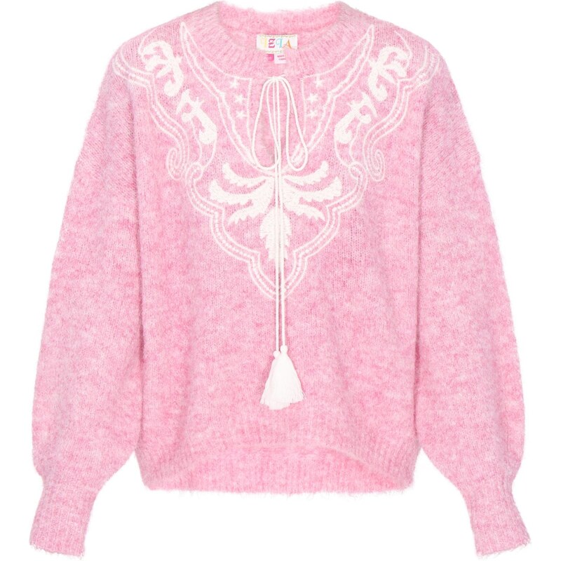 IZIA Sveter ružová / biela 66446589