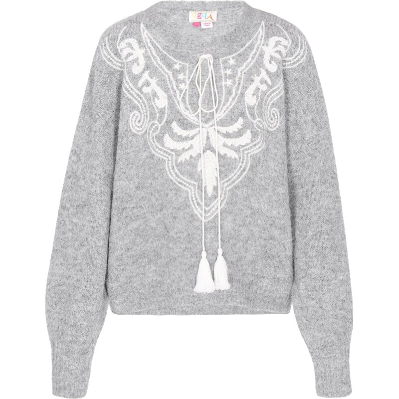 IZIA Sveter sivá / biela 66446578