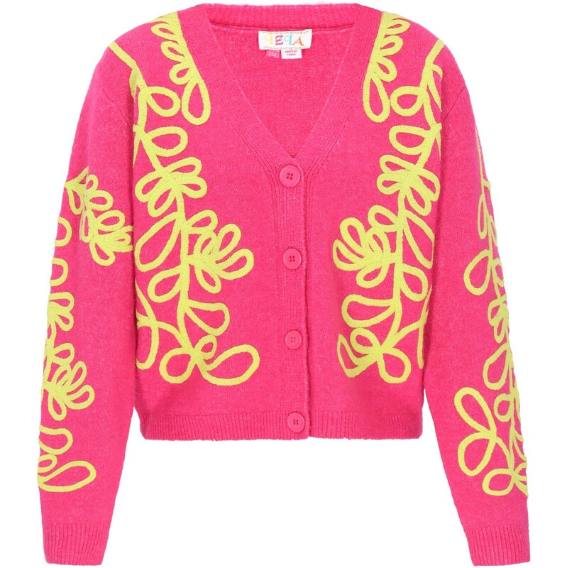 IZIA Kardigán žltá / ružová 66446576